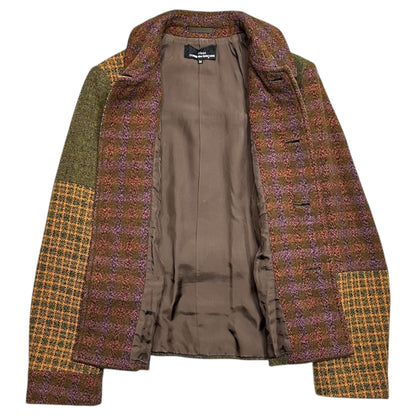 tricot COMME des GARCONS 01AW Wool Tweed Jacket Size M