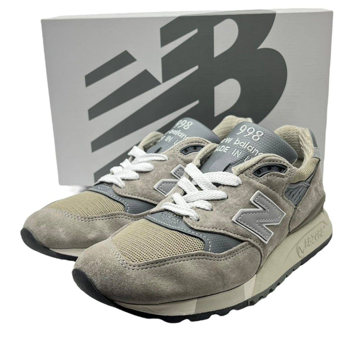 NEW BALANCE Made in USA 998 GR "Gray" Sneakers Size 26cm