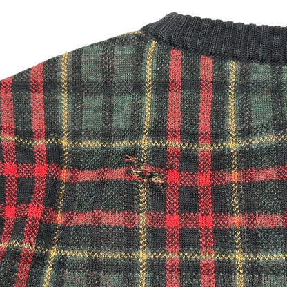 UNDERCOVERISM 02AW Witch's Cell Tartan Knit Size M