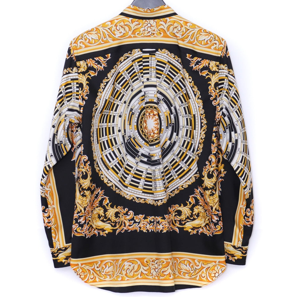 JUNYA WATANABE 25SS Black Baroque Print Long Sleeve Shirt Size L