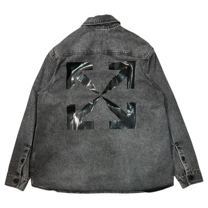 Off-White Arrow Oversize Denim Jacket Black Size M