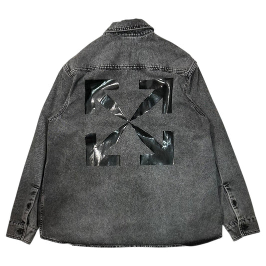 Off-White Arrow Oversize Denim Jacket Black Size M