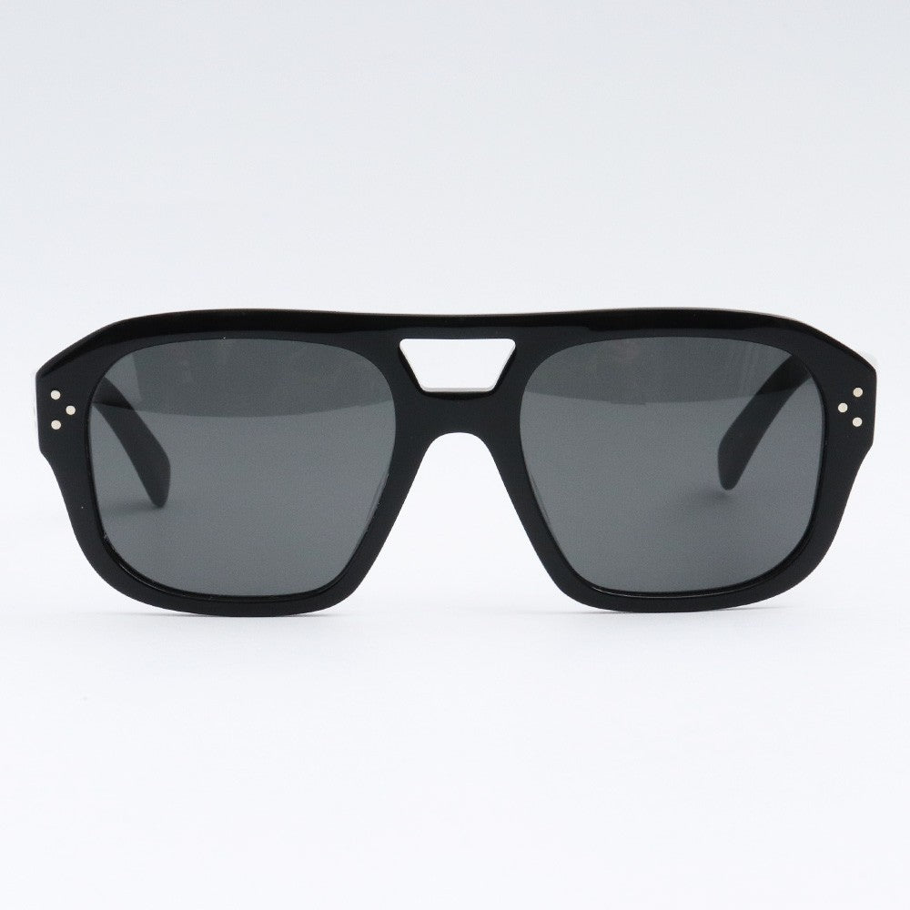 CELINE Black Square Frame Sunglasses Size ONE SIZE