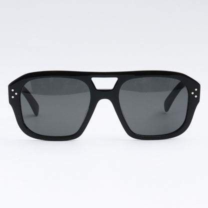 CELINE Black Square Frame Sunglasses Size ONE SIZE