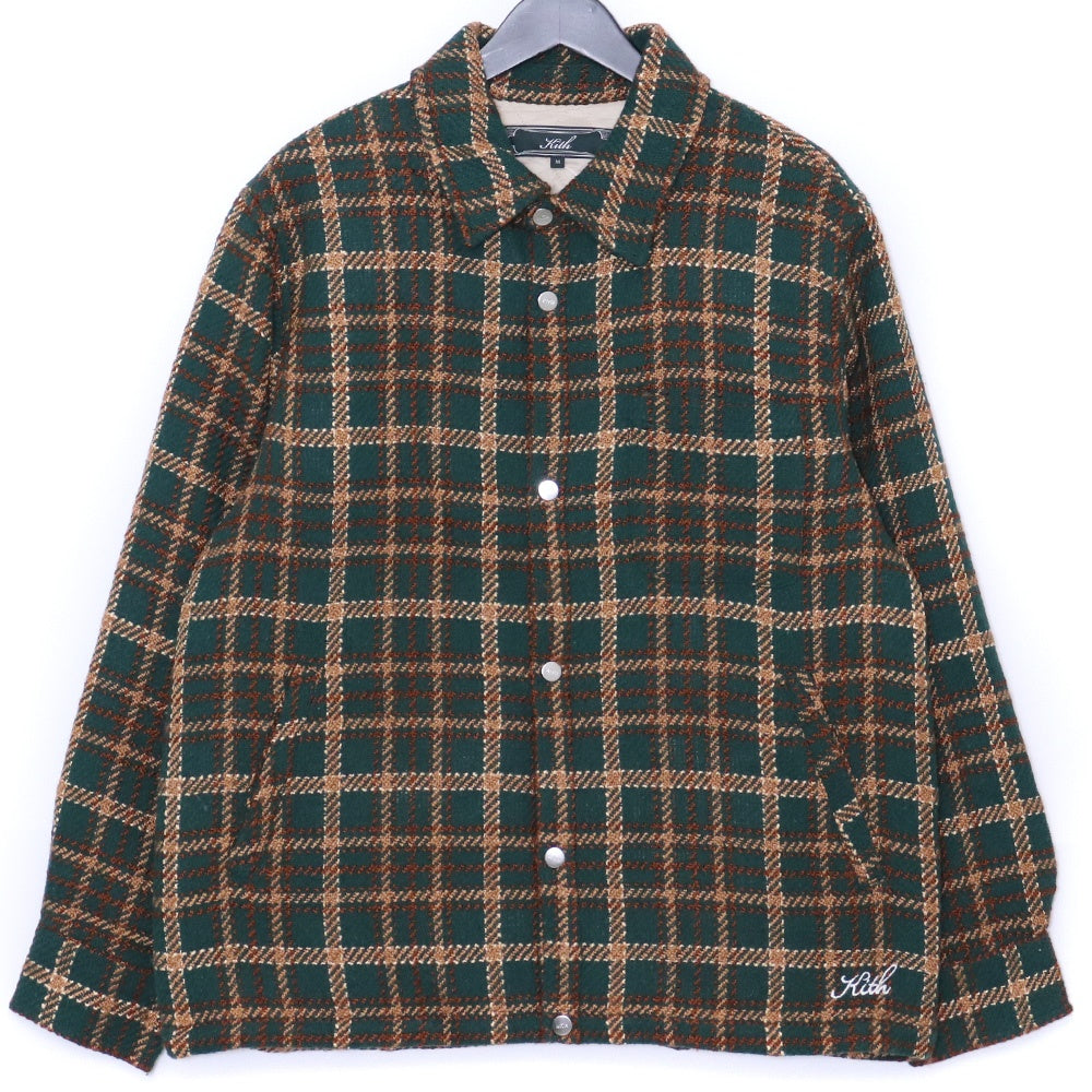 KITH Brixton Puffed Shirt Jacket Chronicle Size M
