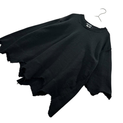 BLACK COMME des GARCONS 23SS Cutting Acrylic Knit Size S