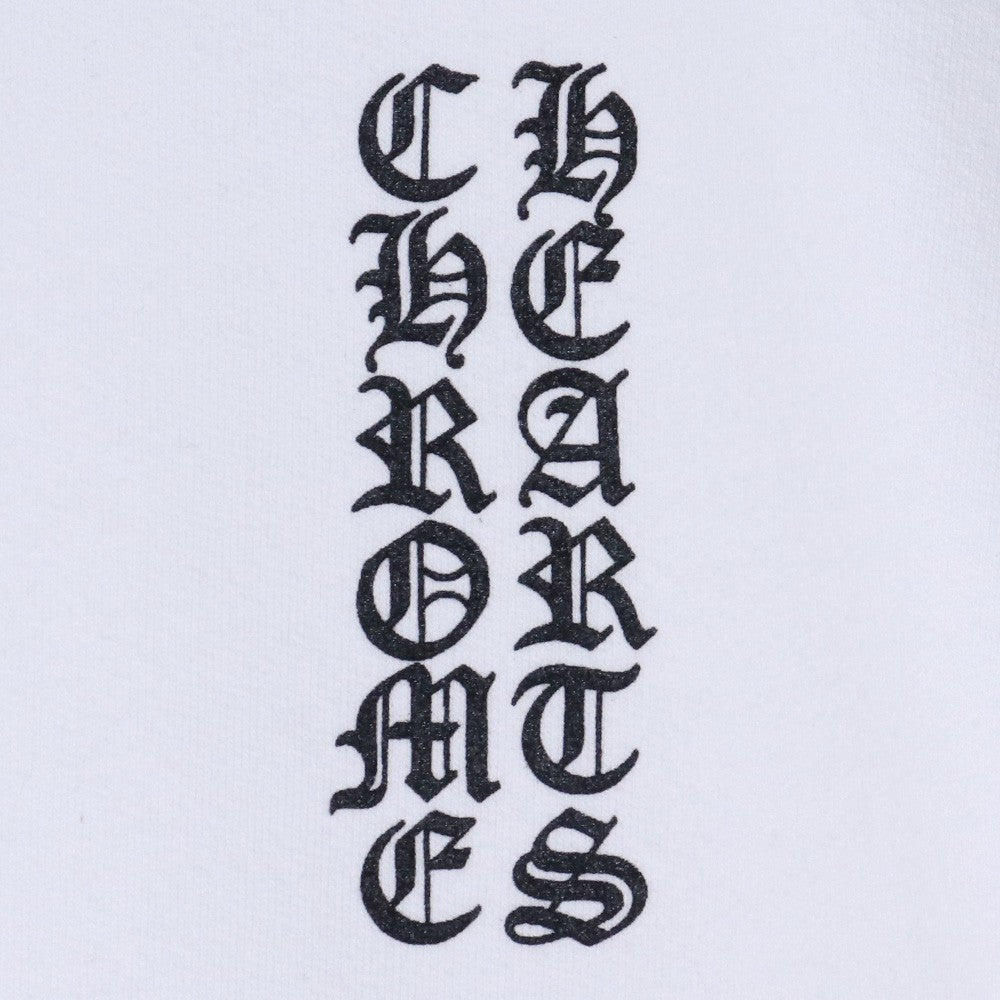 CHROME HEARTS Arm Logo Pullover Hoodie White Size XL