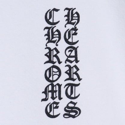 CHROME HEARTS Arm Logo Pullover Hoodie White Size XL