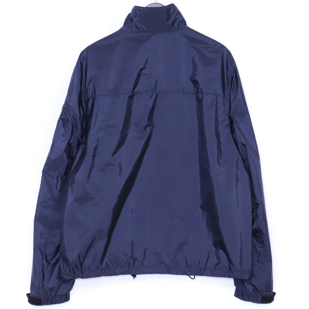 PRADA Triangle Logo Nylon Blouson Navy Size 52