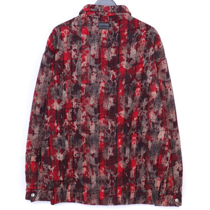 A.F ARTEFACT 25AW Needle punch Checked Red Shirt Size 2