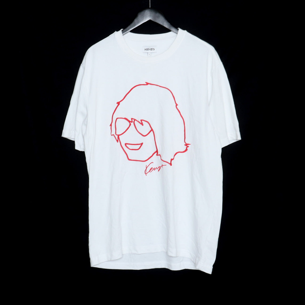 KENZO Logo T-Shirt White Size L