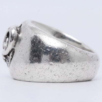 CHROME HEARTS Heart In Band Pave Diamond Ring Size JP 7