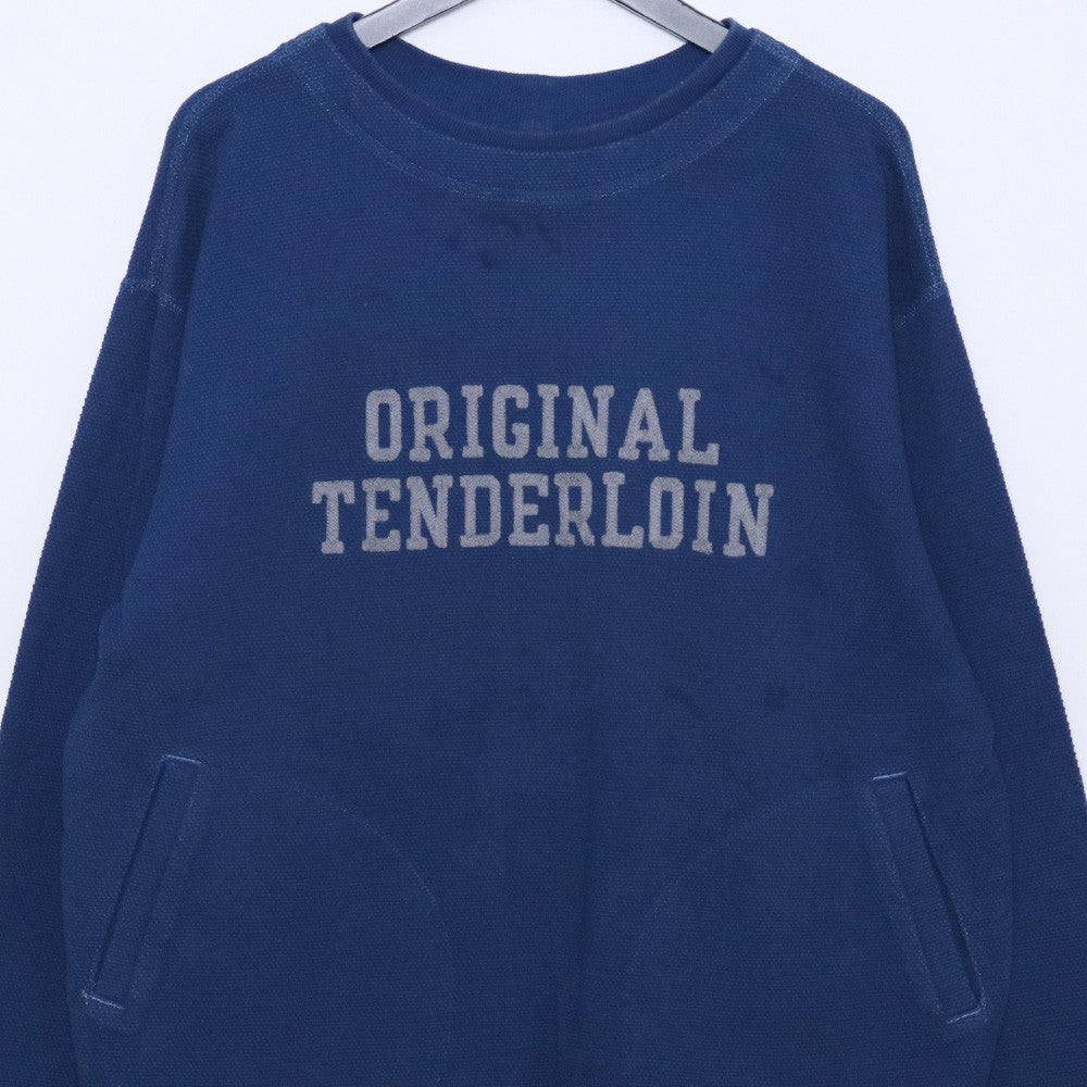 Tenderloin 22SS MOSS STITCH Sweatshirt Blue Size S