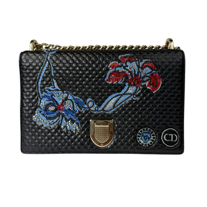 Christian Dior Chain Shoulder Bag Black