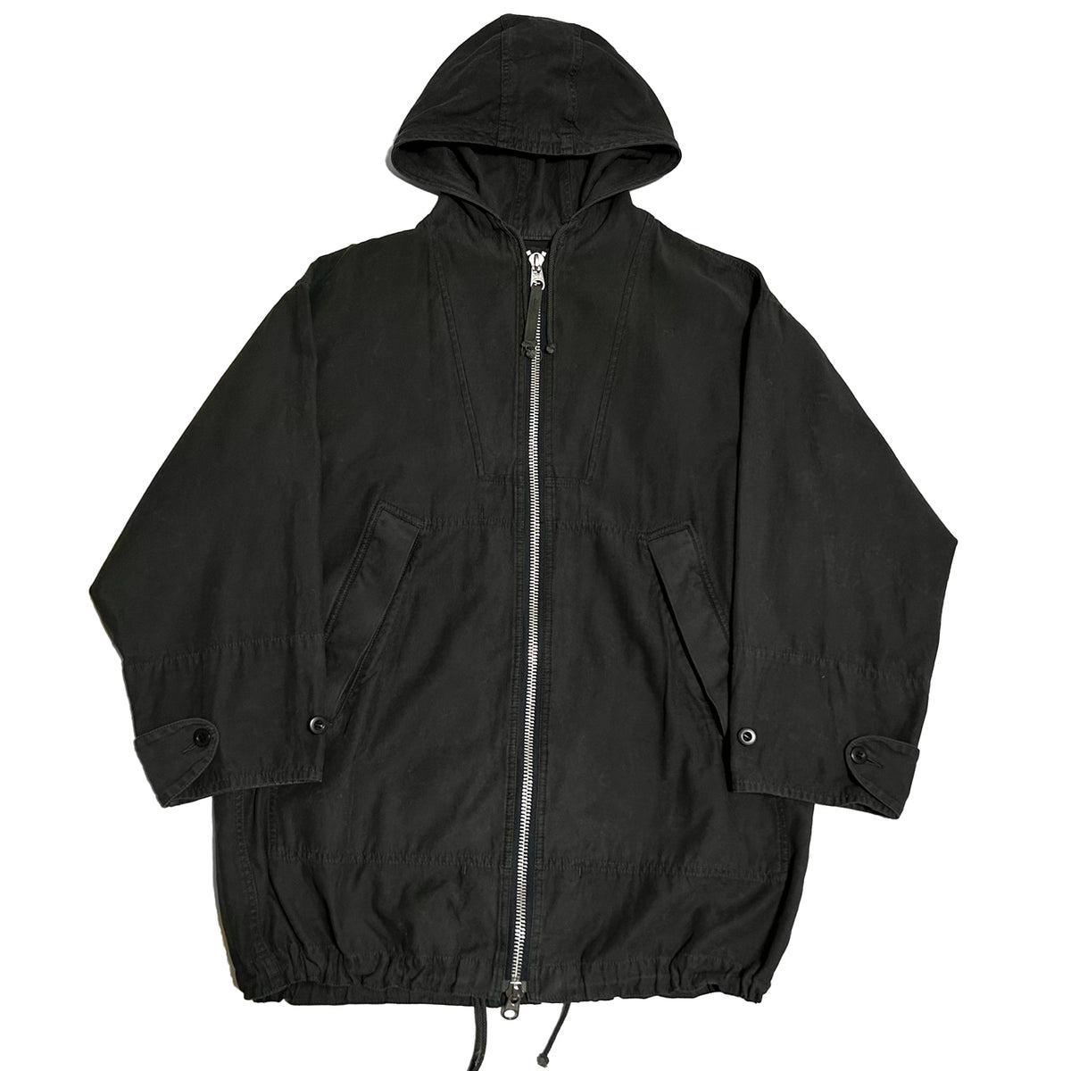 ZUCCA SS08 Garment Dye Cotton Parka Dark Gray Size M