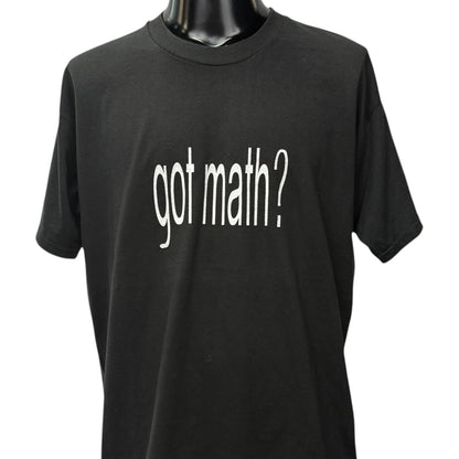 UAF Dept Of Math Sciences 90s-00s Got Math? T-Shirt Size XL