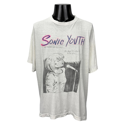 SONIC YOUTH Vintage "Goo" Pettibon Graphic T-Shirt Size XL