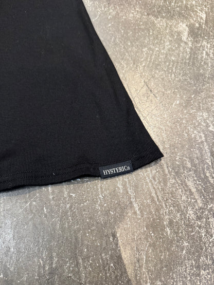 Hysteric Glamour Black Cotton T-Shirt Size FREE