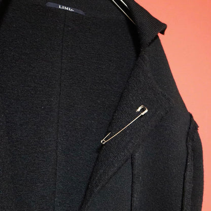 Limi Feu Inside-Out Safety Pin Deconstructed Coat Size 2