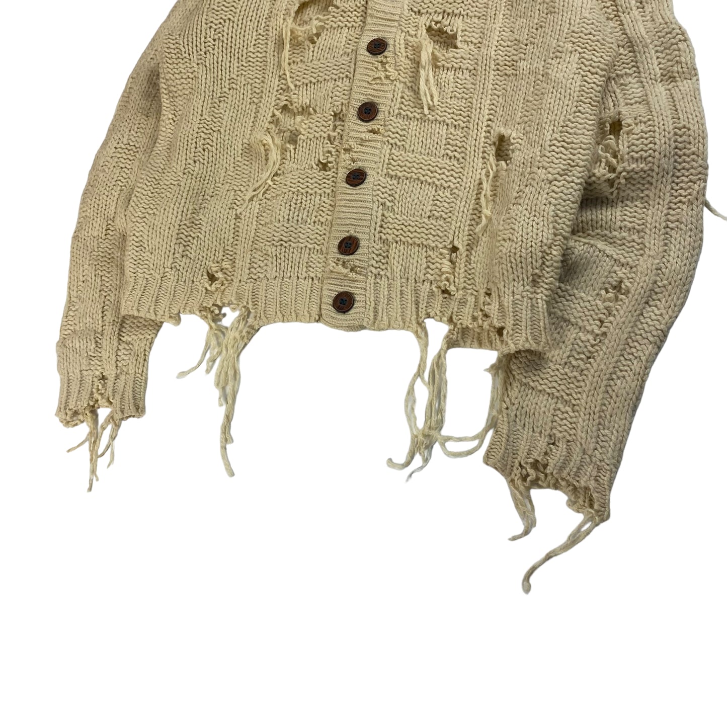 CAMPUS 60s Remake Boro Cable Cardigan Made in USA Size M