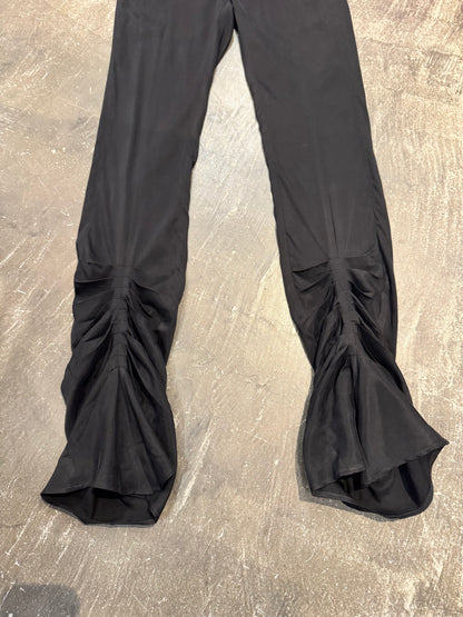 Room SERVICE Black Cupro Viscose Pants Size S