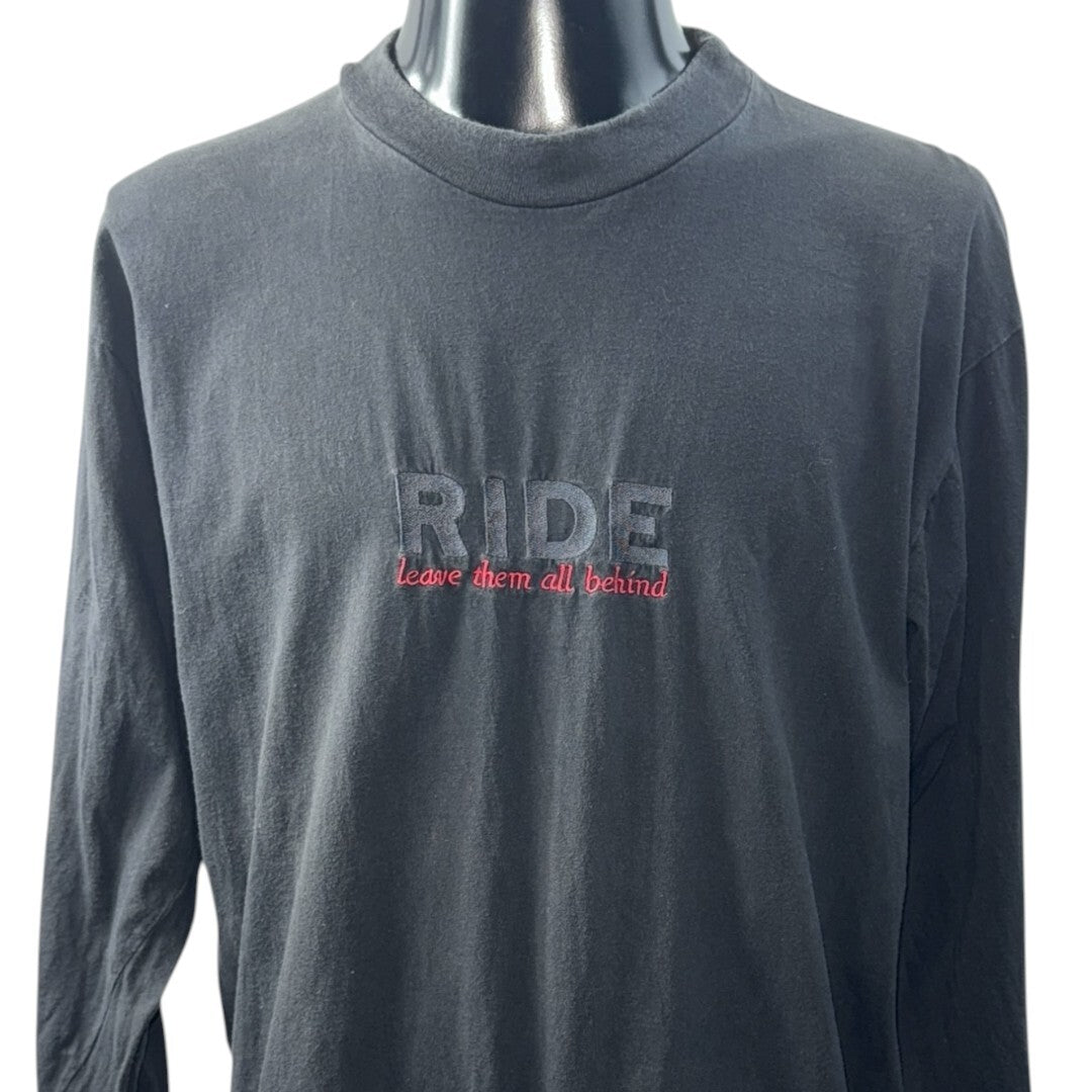 RIDE Leave them all behind Long Sleeve T-Shirt Size XL