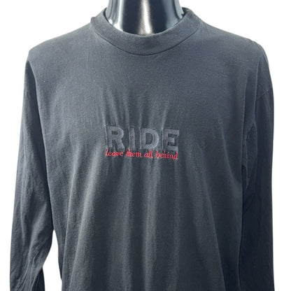 RIDE Leave them all behind Long Sleeve T-Shirt Size XL