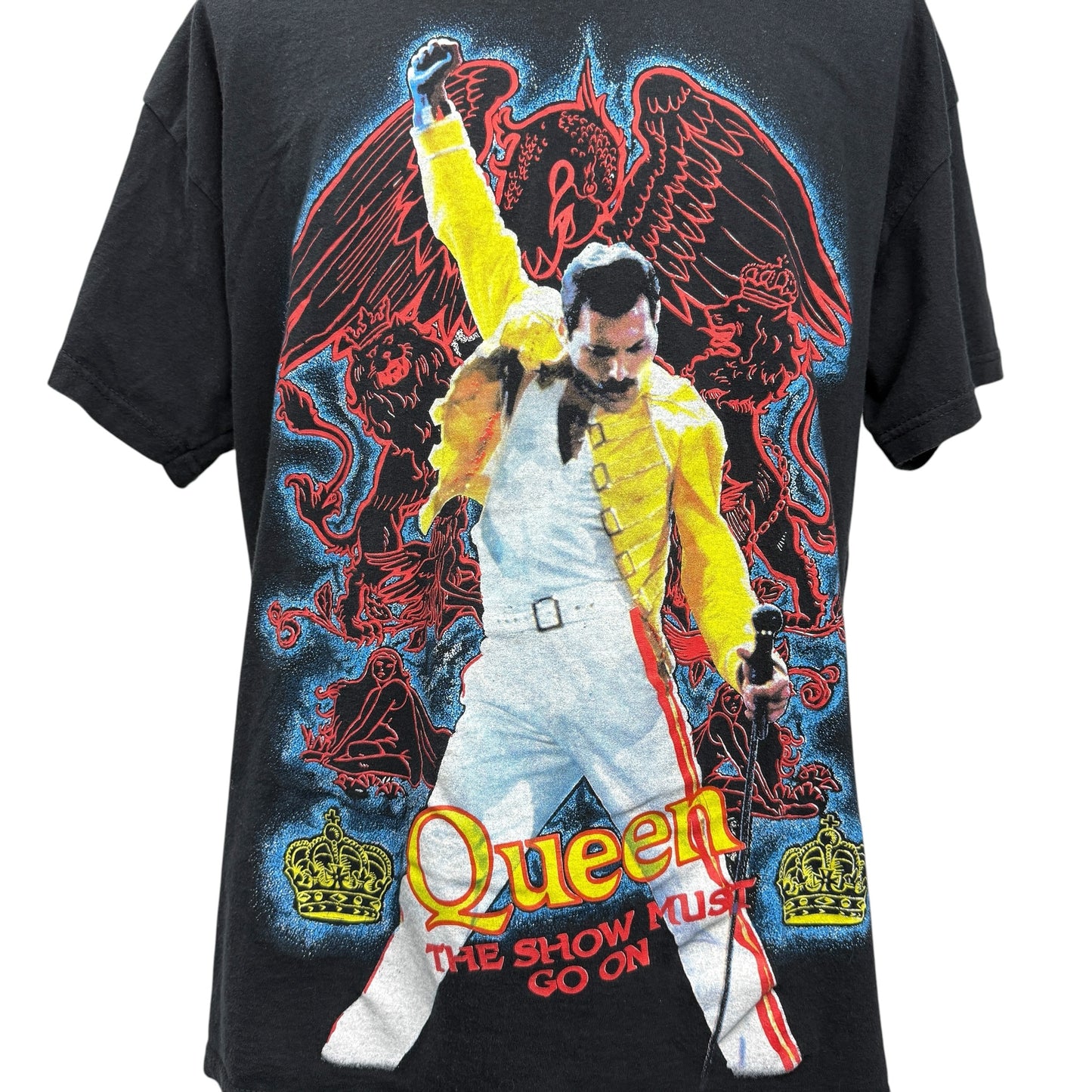 QUEEN Freddie Mercury The Show Must Go On T-Shirt Size LXL
