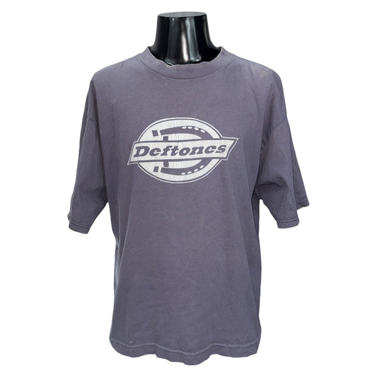 Vintage Deftones LOGO & PHOTO 90s T-Shirt Size XL