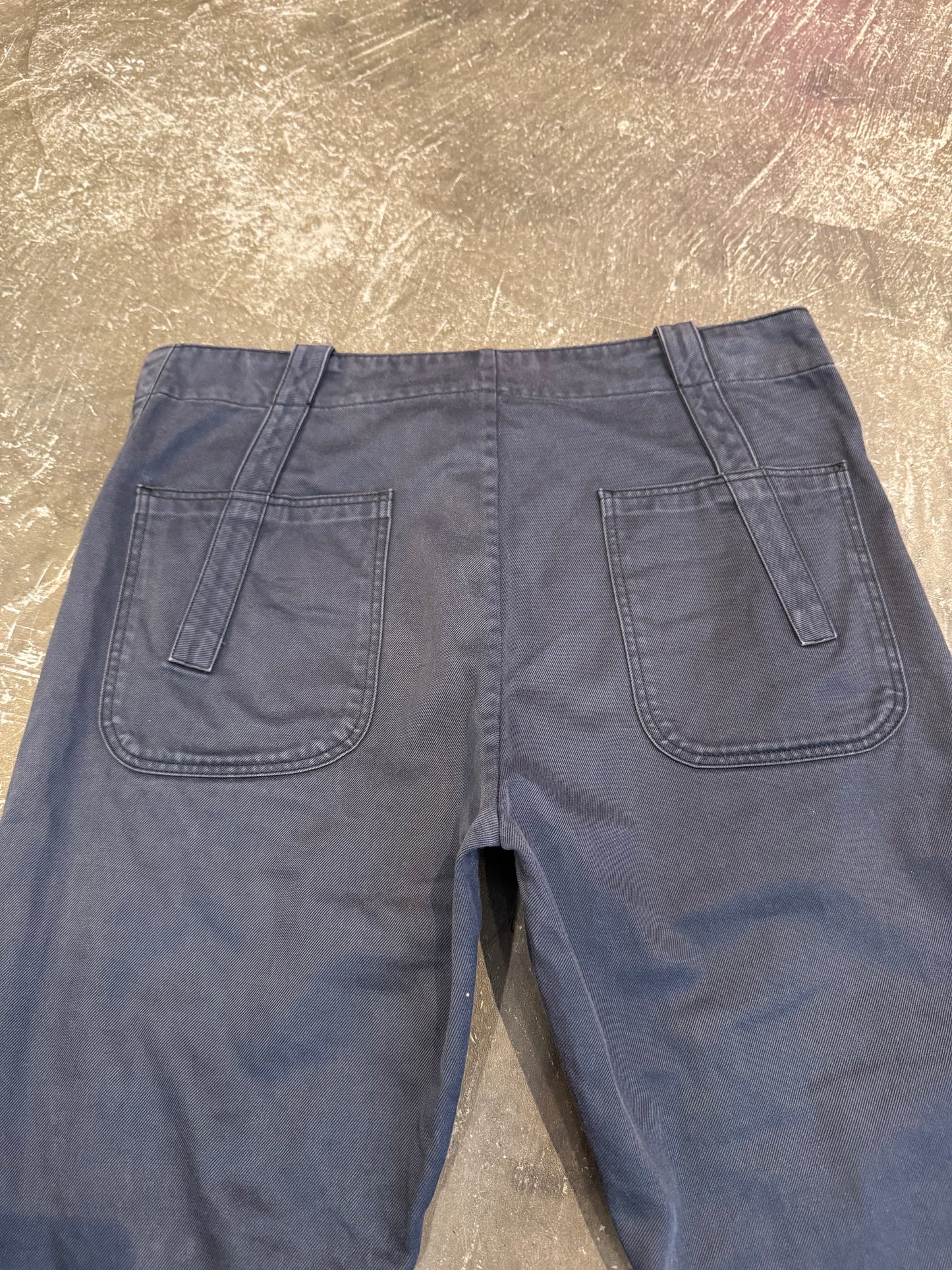 Louis Vuitton Navy Cotton Pants Size 36