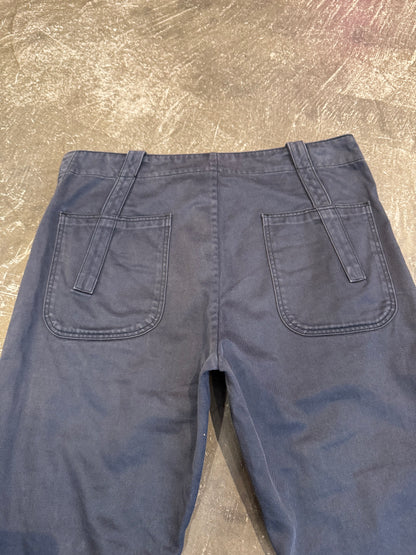 Louis Vuitton Navy Cotton Pants Size 36