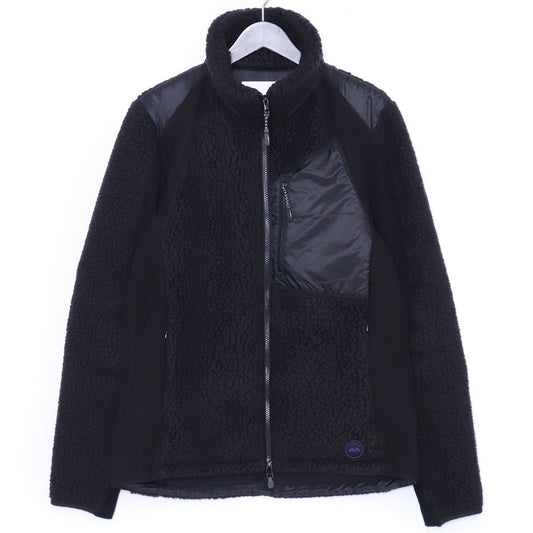 MOUNTAIN OF MOODS Zip-Up Fleece Jacket Black Size L