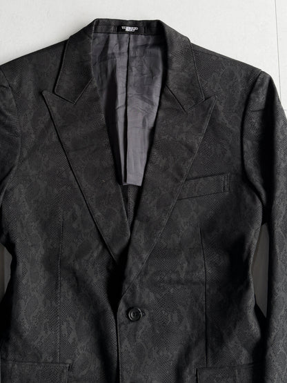 TORNADO MART Python Shadow Tailored Jacket Size M