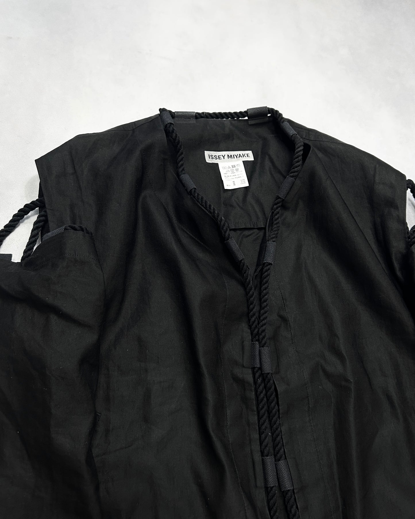 Issey Miyake S/S2021 Separated Open Front Rope Jacket Size 2
