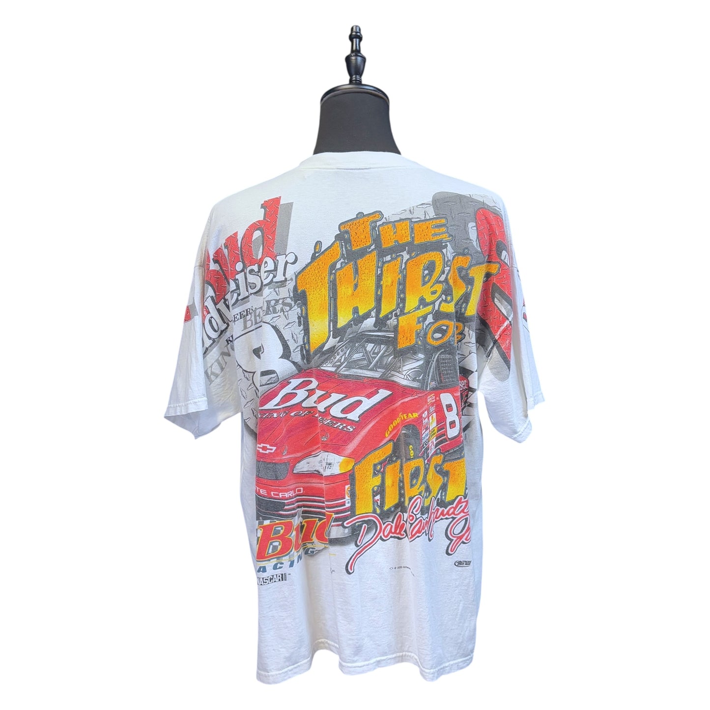 Budweiser x NASCAR #8 Dale Jr. T-Shirt Size XL