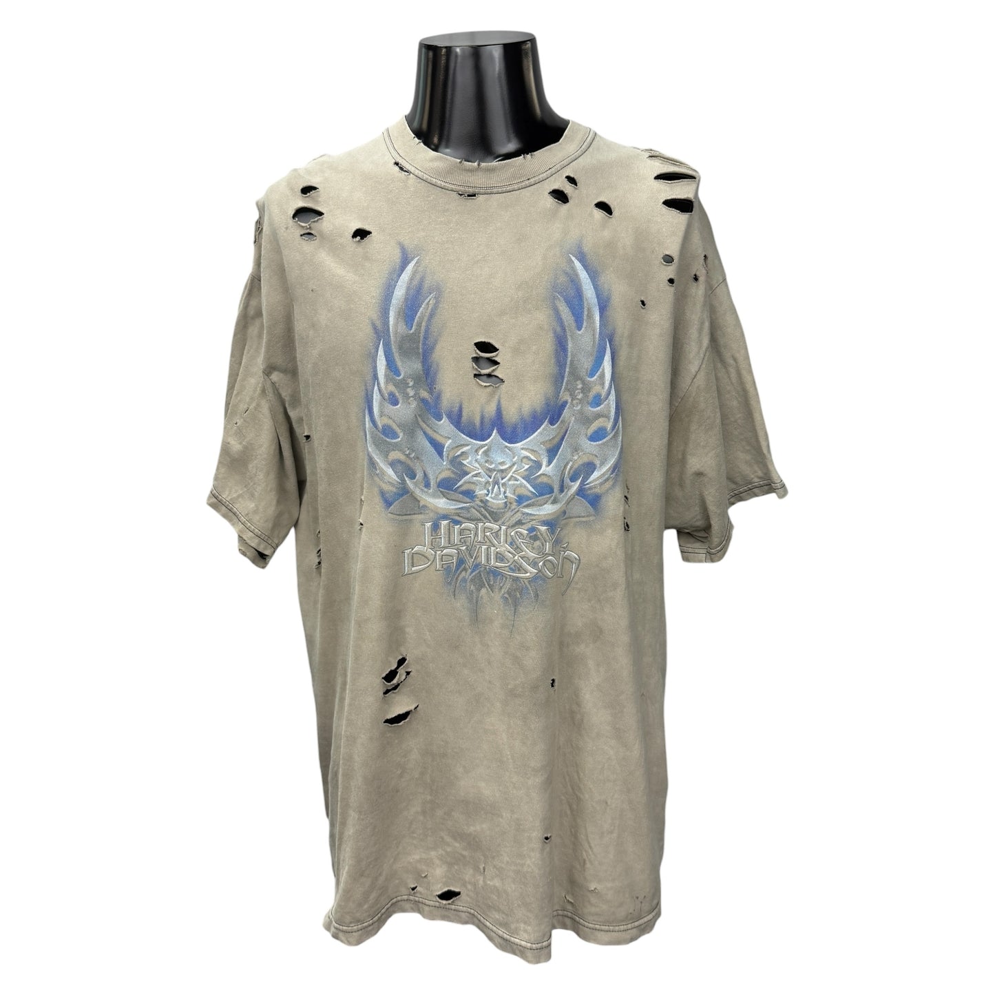 HARLEY-DAVIDSON 90s Vintage Tribal V-Twin T-Shirt Size XL