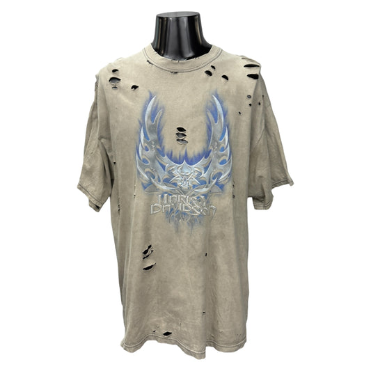 HARLEY-DAVIDSON 90s Vintage Tribal V-Twin T-Shirt Size XL