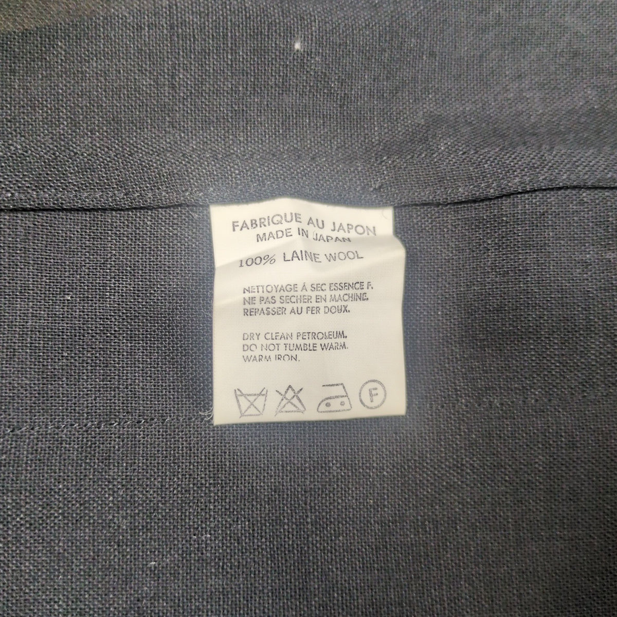 Y's Summer Wool Gabardine Smock Hoodie