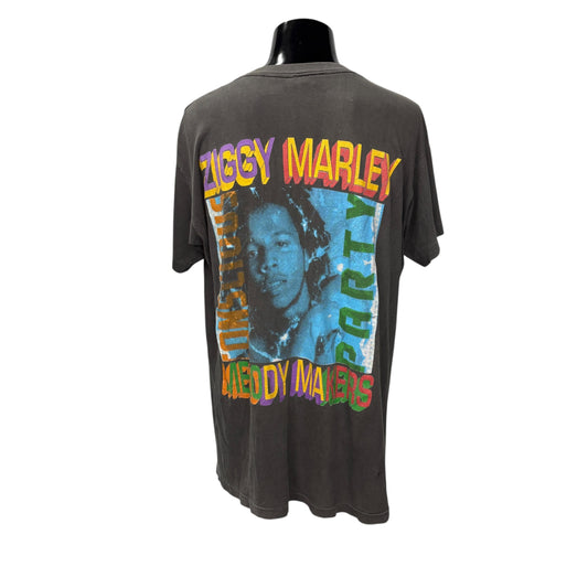 BOB MARLEY 90s "Ziggy" Rap T-Shirt Made in USA Size 2XL