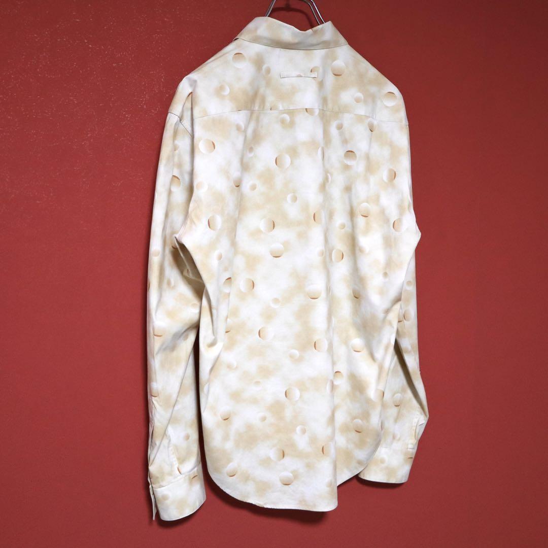 Jean Paul Gaultier Gradation Dot Shirt Beige Size 50