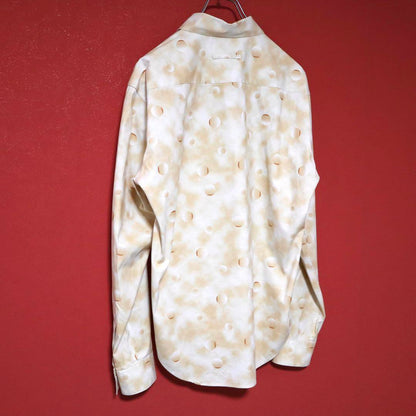 Jean Paul Gaultier Gradation Dot Shirt Beige Size 50
