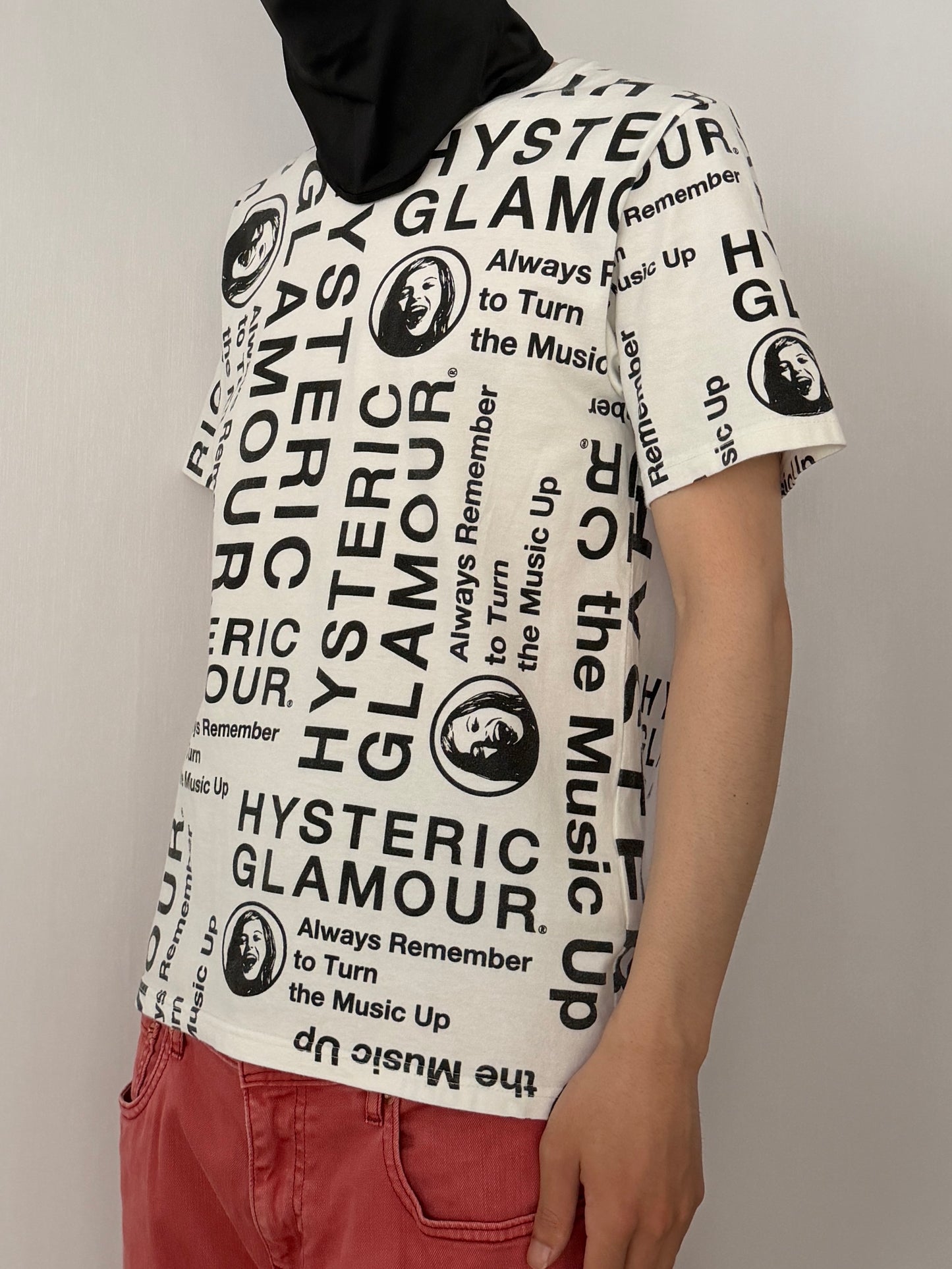 Hysteric Glamour White Graphic T-Shirt Size S