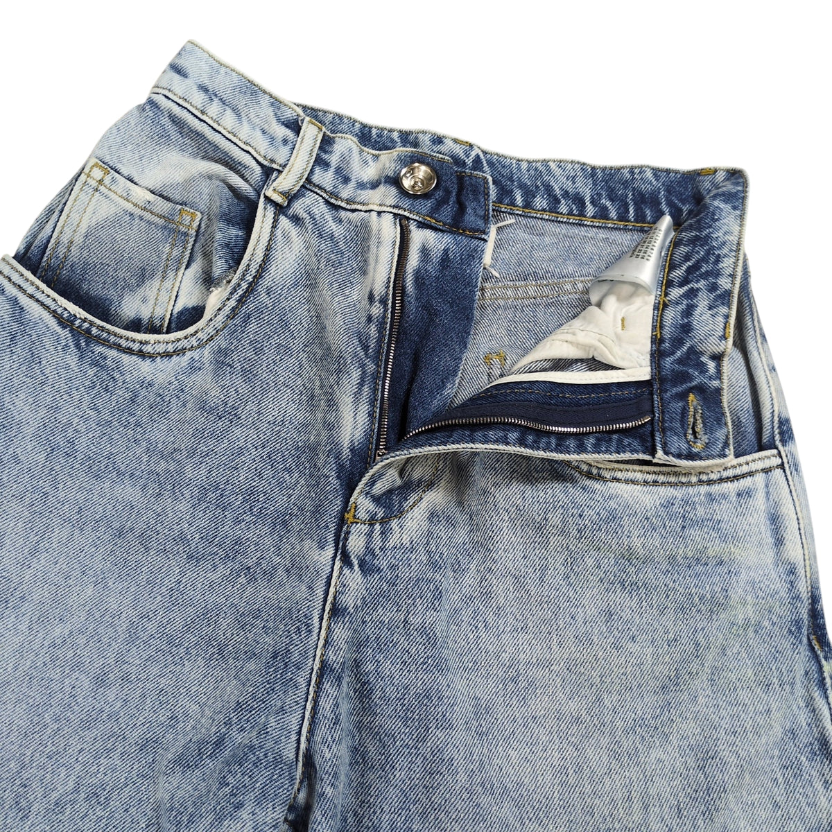 Maison Margiela 23SS Slash Detail Washed Denim Pants Size 36