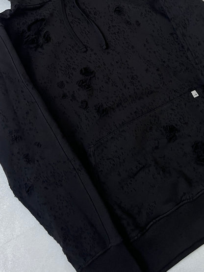 Alyx Damaged Black Hoodie Size XL