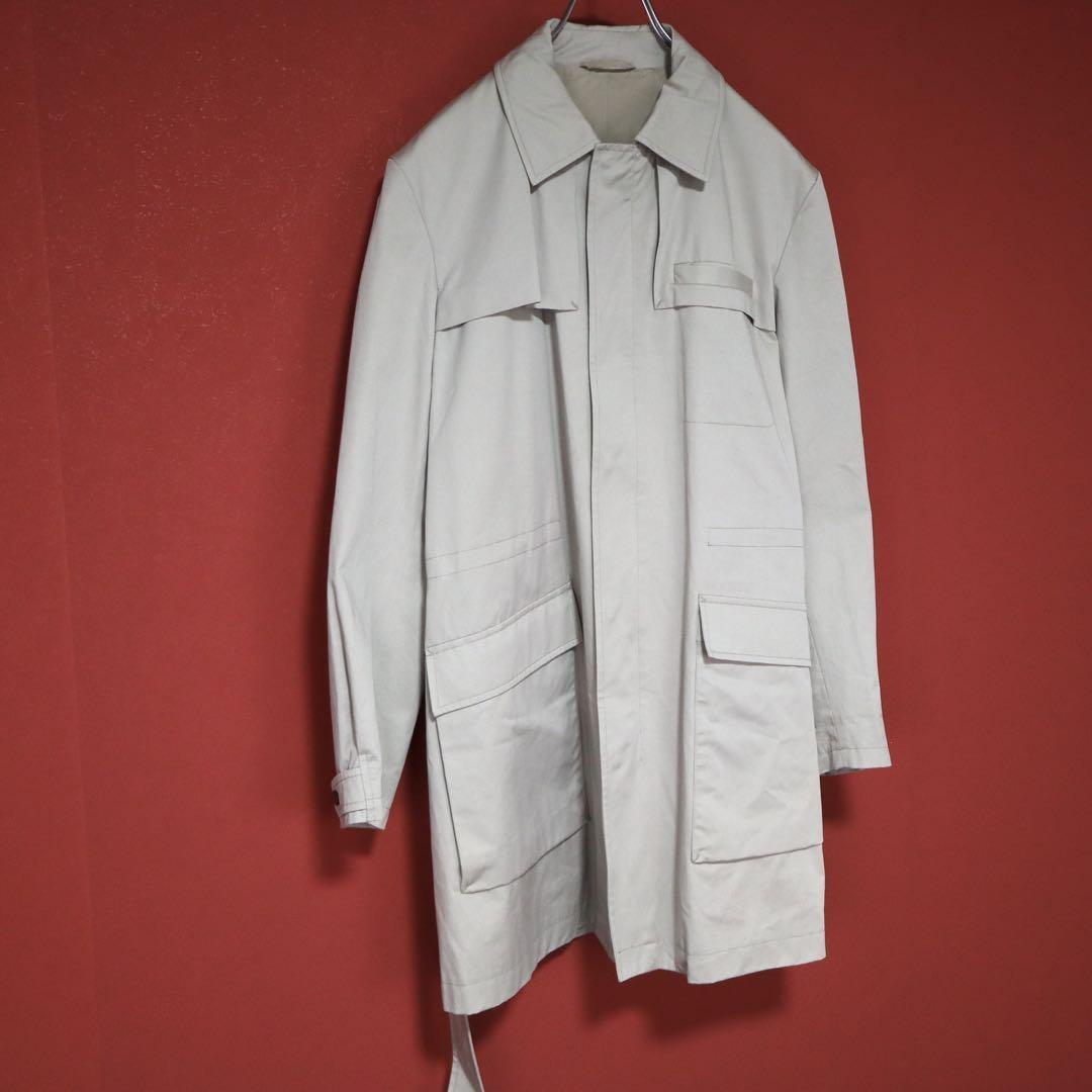 Jil Sander Work Design Belted Long Coat Size 46