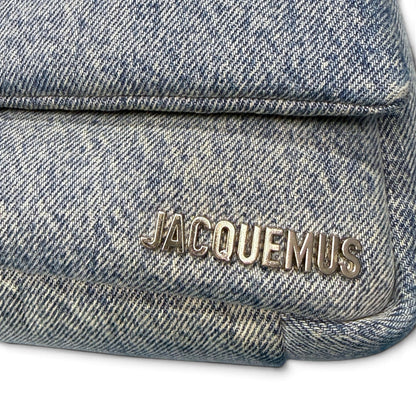 JACQUEMUS Le Bambimou Denim Padded Bag