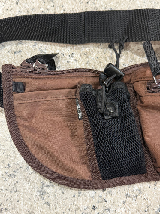 GOODENOUGH Technical Hip Bag Brown