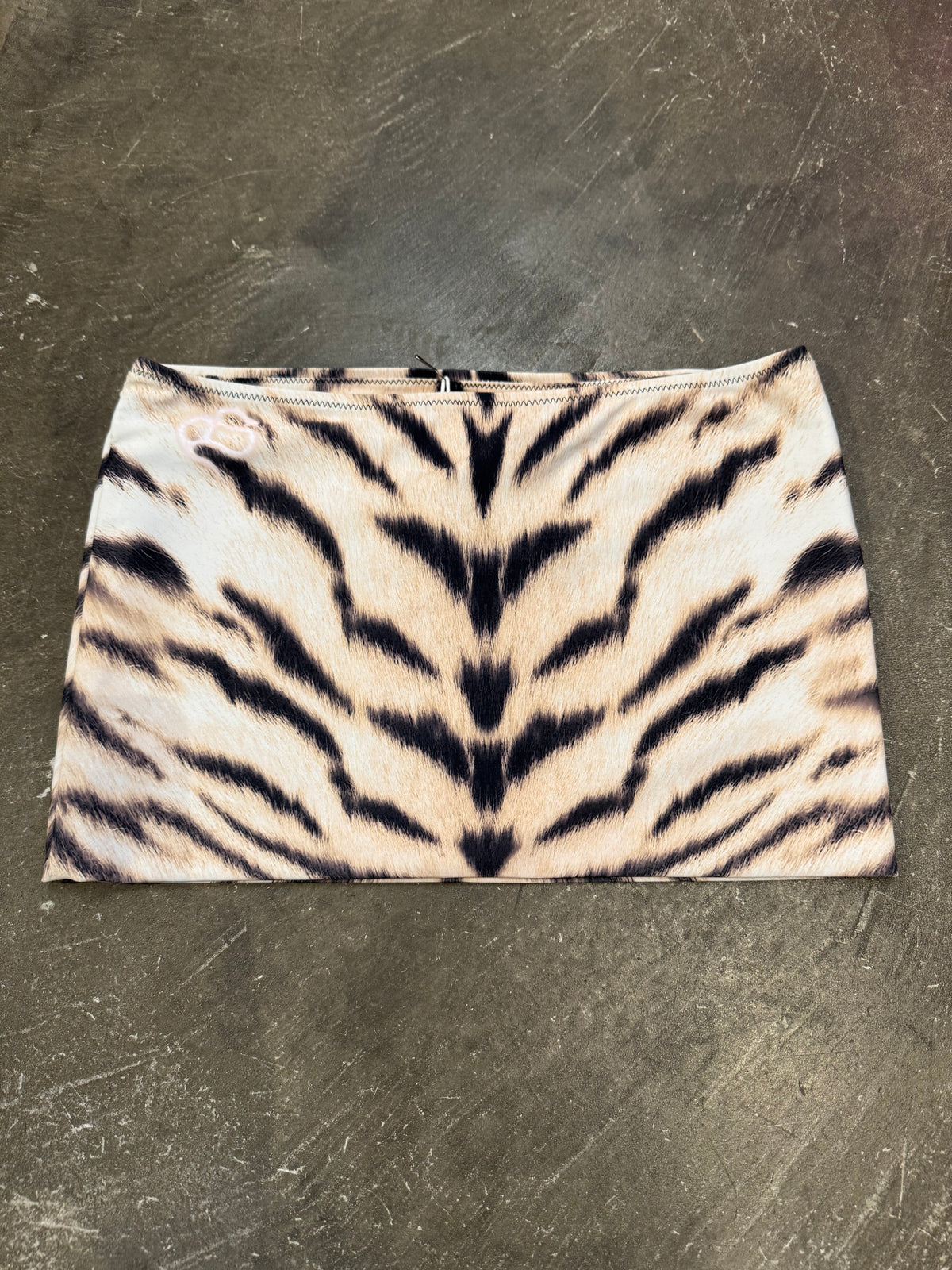 Room SERVICE Light Gold Tiger Polyester Pants Size S