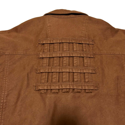 BERNHARD WILLHELM AW18 Cotton Workwear Jacket Brown Size M