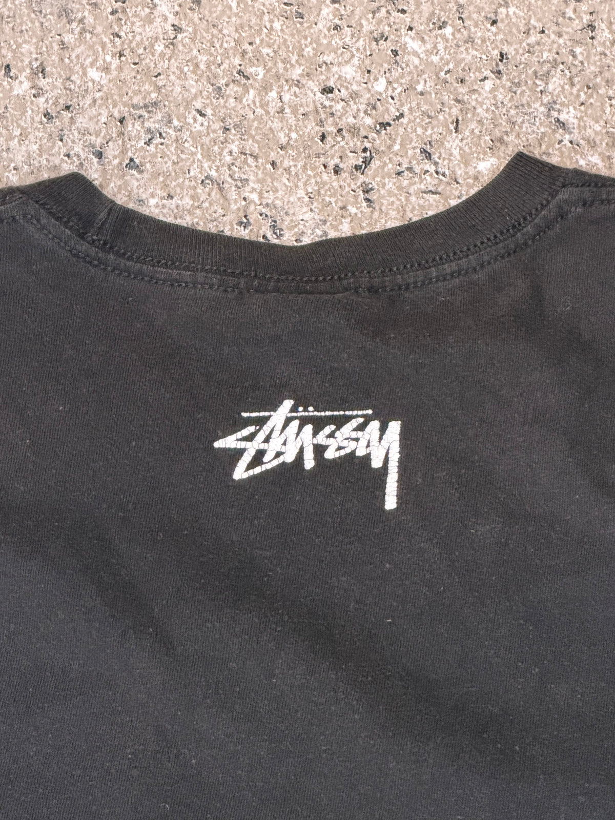 STUSSY Funky Kids T-Shirt Black Size XL